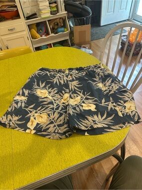 Tommy Bahama Tropical Print Swim Trunks Size Large Gently Used